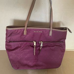 New with tags Michael Kors Burgundy Fabric Bag
